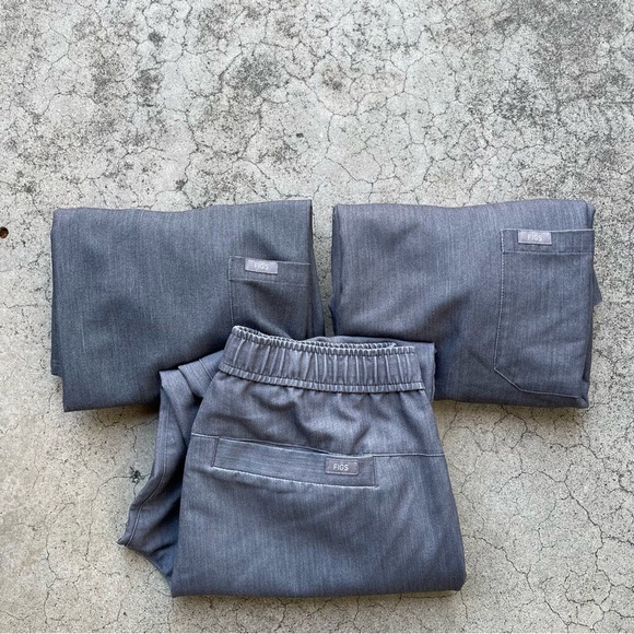 Figs men's scrub set 2 Chisec Three-Pocket Scrub Tops 1 tansen jogger XS nurse - Picture 2 of 8